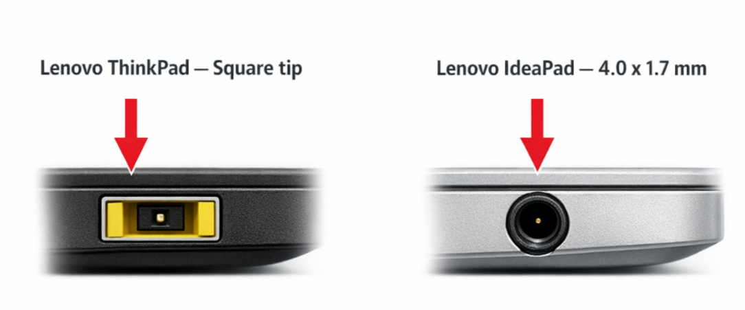 Lenovo ThinkPad og IdeaPad ladeinngang