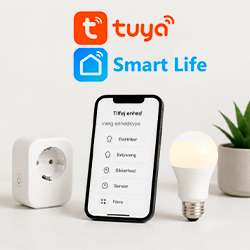 Oppsett av Tuya Smart og Smart Life