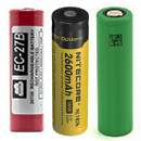 Alle oppladbare Li-ion-batterier