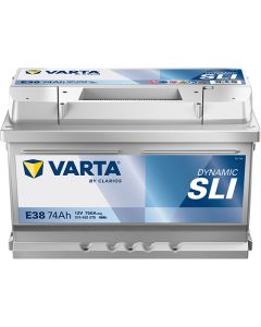 Varta E38 - 12V 74Ah (Bilbatteri)