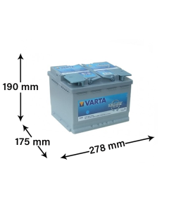 Varta A7 (E39) 12V 70Ah (Start-Stop bilbatteri)