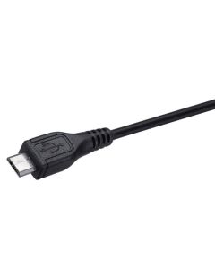 Duracell USB-A 2.0 til Micro USB lade- og datakabel, svart, 1m