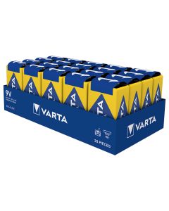 VARTA Industrial Pro E / 9V 6LF22 Batteri - 20 Stk. 