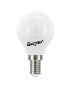 Energizer E14 LED kronelyspære 4.2W (470lm), 2700K, Varm hvit, Opal