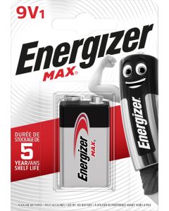 Energizer Max 9V / 522 Batteri (1 Stk. )