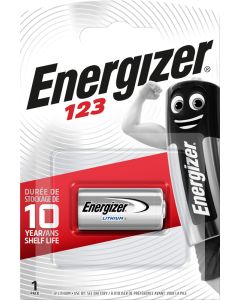 Energizer Lithium Foto / Alarm 123 Batteri (1 Stk. Pakning)