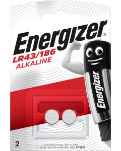 Energizer Alkaline LR43 / 186 Batterier (2 Stk. )