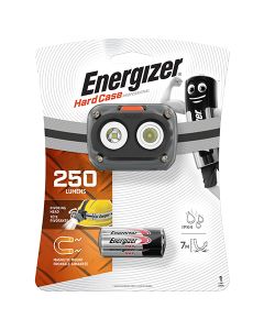 Energizer HardCase Magnet HL Pandelykte  250 Lumen inkl. 3x AAA batterier