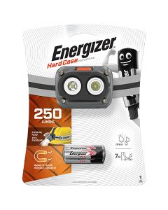 Energizer HardCase Magnet HL Pandelykte  250 Lumen inkl. 3x AAA batterier