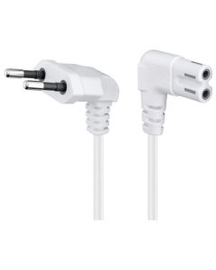 Strømkabel 3 m, hvit