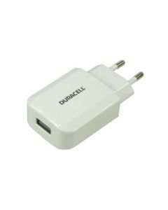 Duracell 230V til USB-lader 2.1A eks. Kabel - Hvit