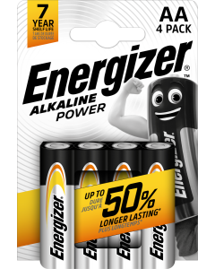 Energizer Alkaline Power AA / E91 Batterier (4 stk. )