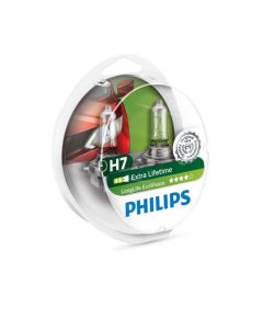 PHILIPS Bilpære H7 ECOVISION (LONGLIFE) - 2-PACK