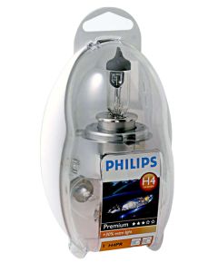 Philips Lyspære H4 Premium reservepæresett - 1 stk.