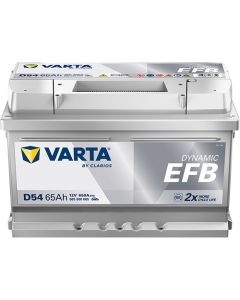 Varta D54 - 12V 65Ah (Start-Stop Bilbatteri)