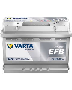 Varta N70 - 12V 70Ah (Start-Stop bilbatteri)