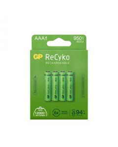 GP ReCyko+ AAA / R03 950mAh 1,2V (4 stk.)