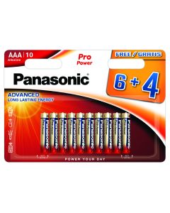 Panasonic Pro Power AAA Batterier 10 Stk.