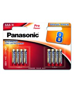 Panasonic Pro Power AAA Batterier 8 Stk.