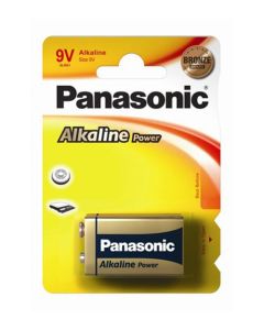 Panasonic Alkaline Power 9V Batteri - 1 Stk. Blister
