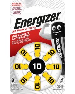 Energizer Høreapparat 10 Batterier (8 Stk.)