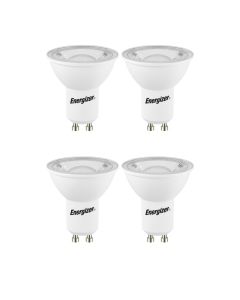 Energizer GU10 LED lyspære 4W (375lm), 2700K, Varm hvit, 4 stk.