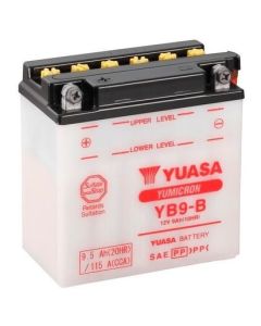 Yuasa YB9-B 12V Batteri til motorsykkel