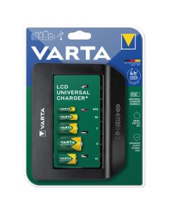 Varta Universal batterilader med display