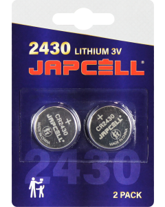 Japcell Lithium CR2430 Batterier - 2 stk.