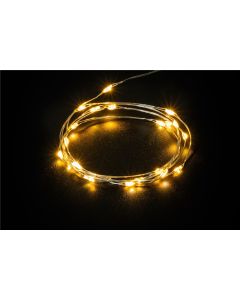 Goobay lyskæde med 20 LED lys sølvfarvet 2 stk