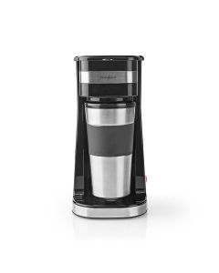 Nedis Enkel servering kaffemaskin med reisekrus