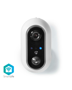 Nedis SmartLife utendørskamera Wi-Fi IP65 sensor Nattevisning Android/IOS Hvit