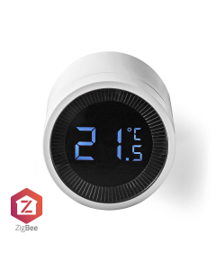 Nedis radiatortermostat, Zigbee batteri LCD-skjerm Android/IOS
