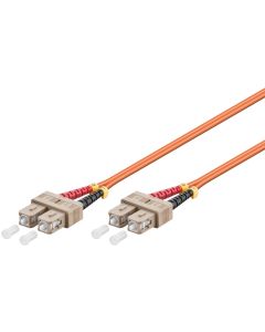Goobay fiberoptisk kabel, multimodus (OM2) - oransje - 1m