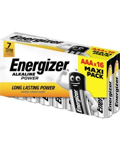 Energizer Alkaline Power AAA / E92 Batterier (16 Stk.)