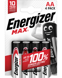 Energizer Max AA / E91 Batterier (4 Stk.)