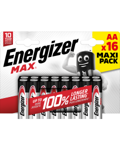 Energizer Max AA / E91 Batterier (16 stk.)