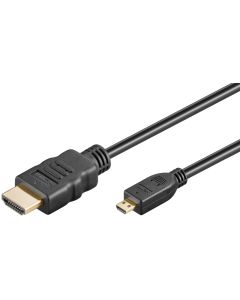 Goobay HDMI High Speed ​​Cable Micro - 4K @ 60 Hz - 0,5m