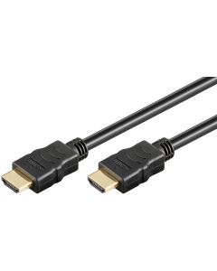HDMI 2,0 høyhastighetskabel - 0,5m - svart