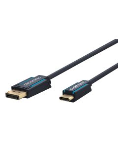 ClickTronic USB -C ™ til DisplayPort -adapterkabel - 4K @ 60 Hz - 1M