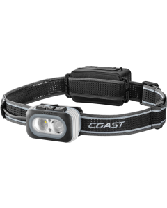 Coast RL20RB Oppladbar hodelykt med stabelbart batterisystem inkludert ekstra batteri. 1000 lumen