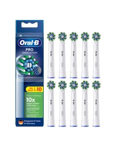 Oral-B Pro CrossAction Tannbørstehoder 10 stk. - Hvit