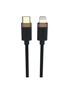 Duracell Kabel USB-C til Lightning 1m Svart