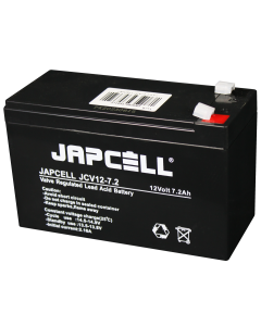 Japcell JCV12-7.2 F1 (4,8mm) AGM batteri i VDS kvalitet