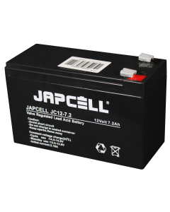 Japcell JC12-7.2 F2 (6,3mm) AGM batteri