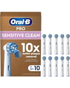 Oral-B Sensitive Clean Tannbørstehoder 10 stk. - Hvit