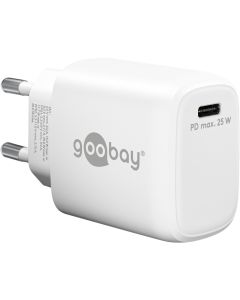 Goobay USB-C™ PD Hurtigoplader 25W hvid