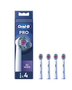 Oral-B Pro 3D White Tannbørstehoder 4 stk.