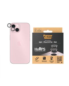 PanzerGlass™ Hoops Kameraobjektivbeskytter iPhone 15 | 15 Plus
