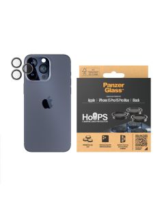 PanzerGlass™ Hoops Kameraobjektivbeskytter iPhone 15 Pro | 15 Pro Max